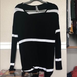 Long sleeve striped shirt
